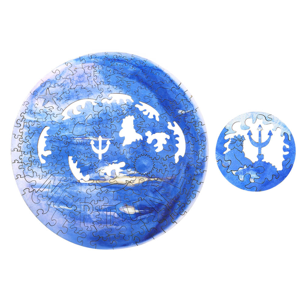 Puzzle En Bois - Planète Neptune