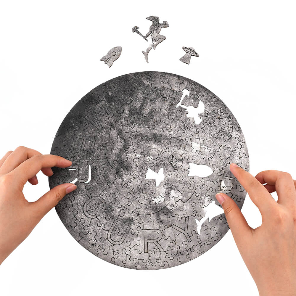 Puzzle En Bois - Planète Mercure