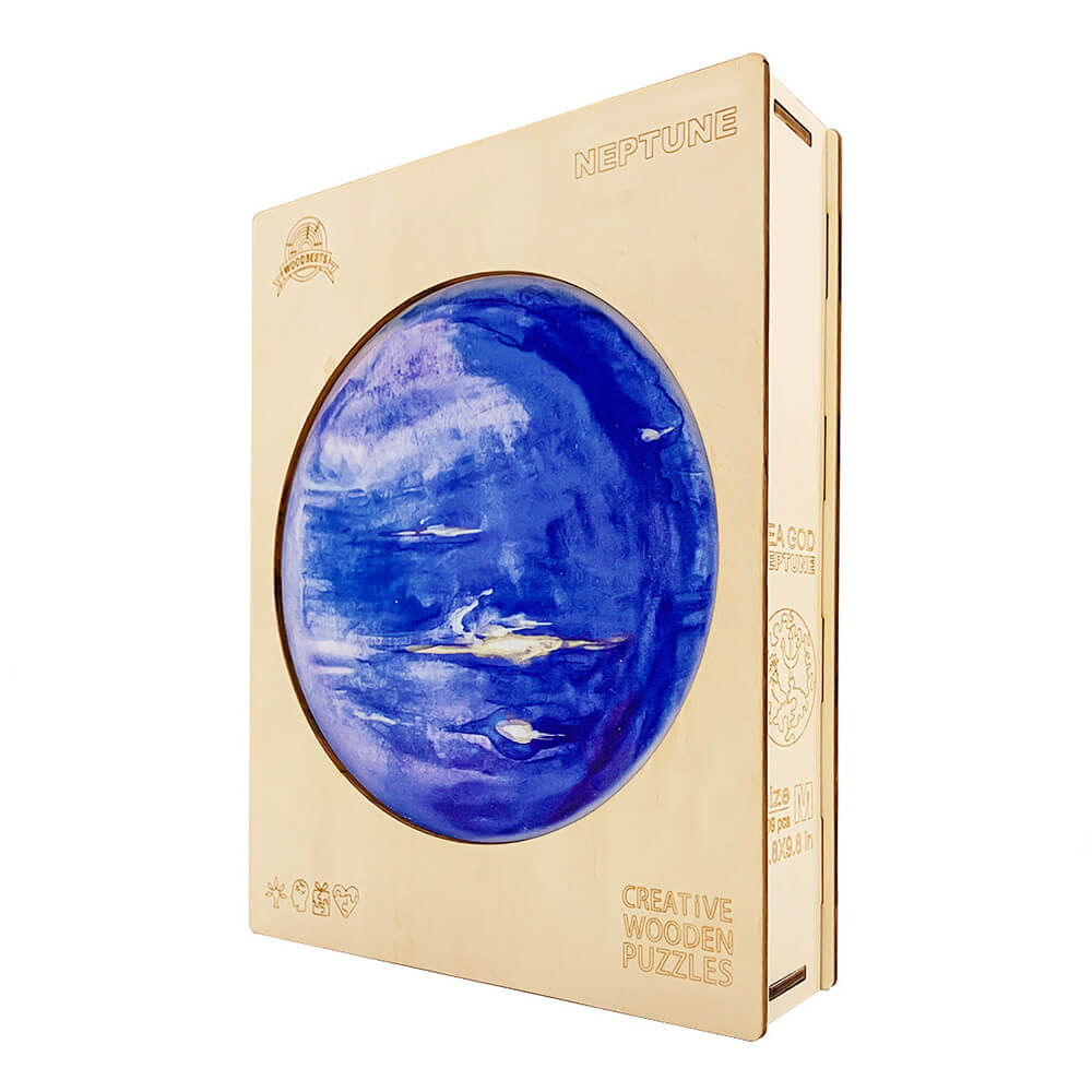 Puzzle En Bois - Planète Neptune
