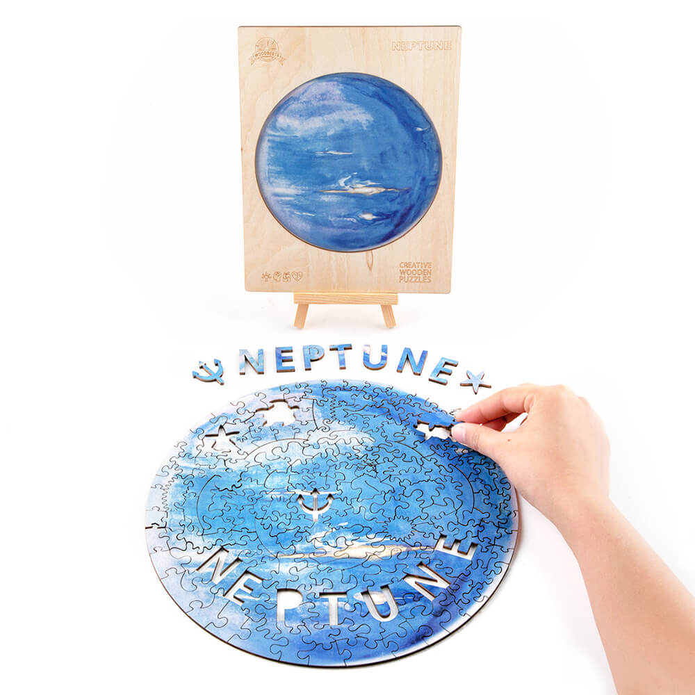 Puzzle En Bois - Planète Neptune