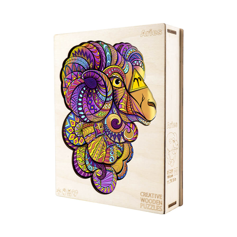 Puzzle En Bois - Bélier Signe du Zodiaque