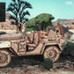 Maquette en Bois - Jeep de l'Armée