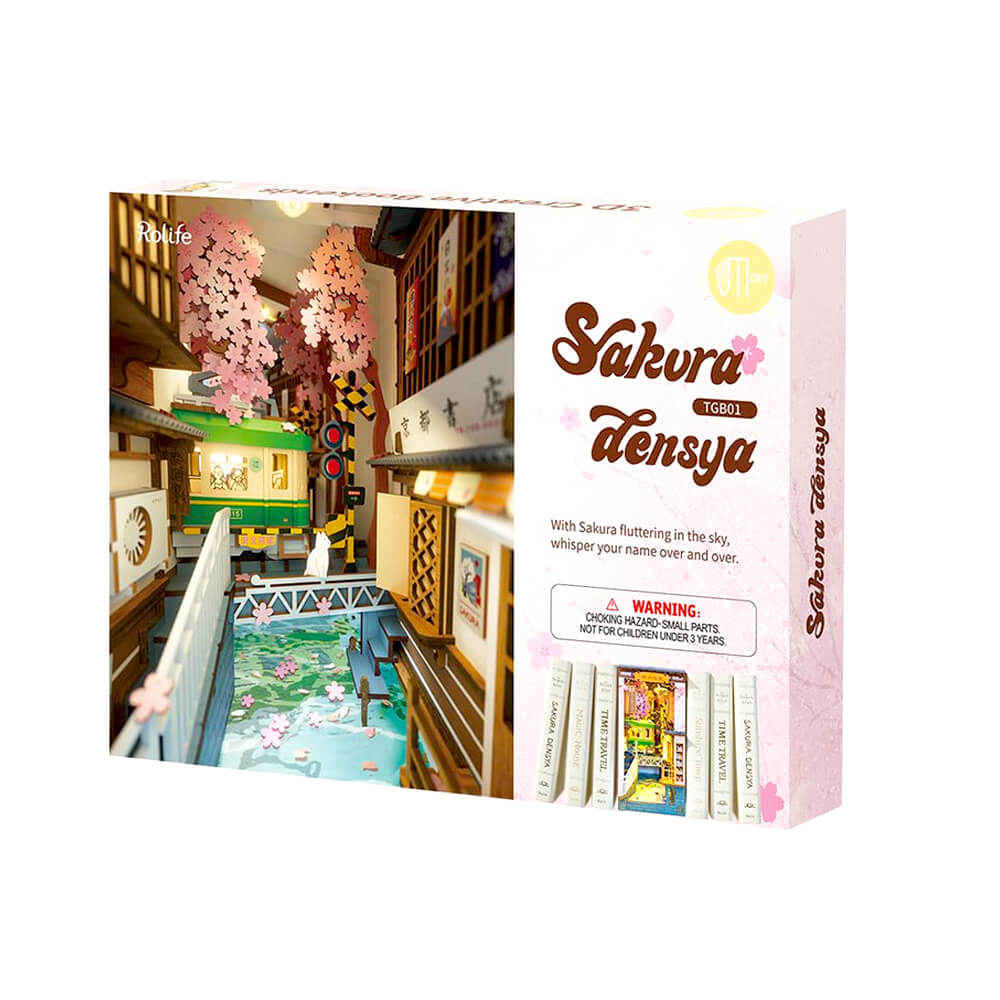 Book Nook - Sakura Densya – Puzzl Wood