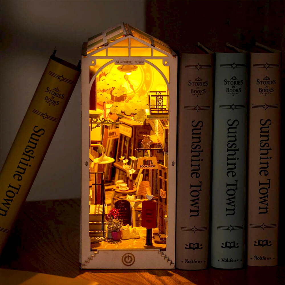 Book Nook -Sunshine Town- Puzzl Wood