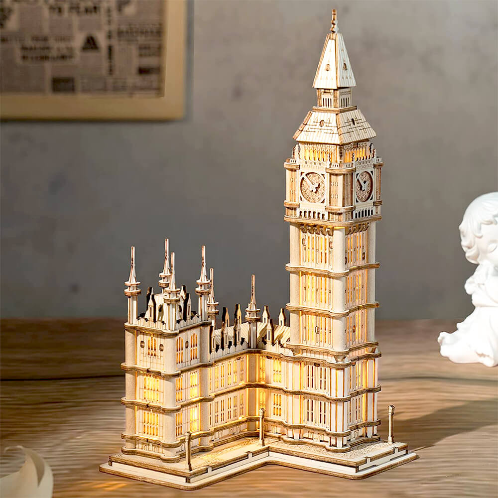 Maquette 3D Bois - Big Ben Londres