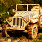 Maquette en Bois - Jeep de l'Armée