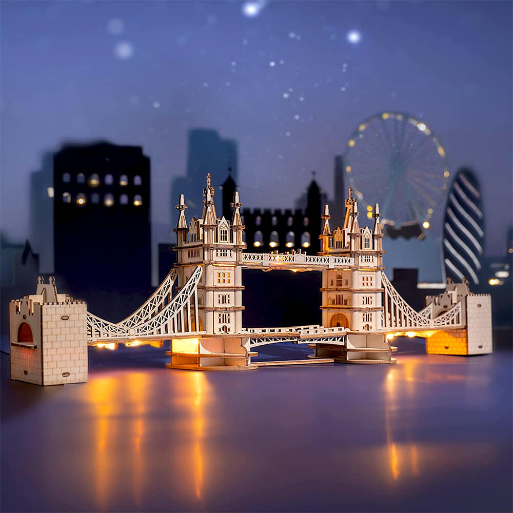 Maquette 3D Bois - Tower Bridge