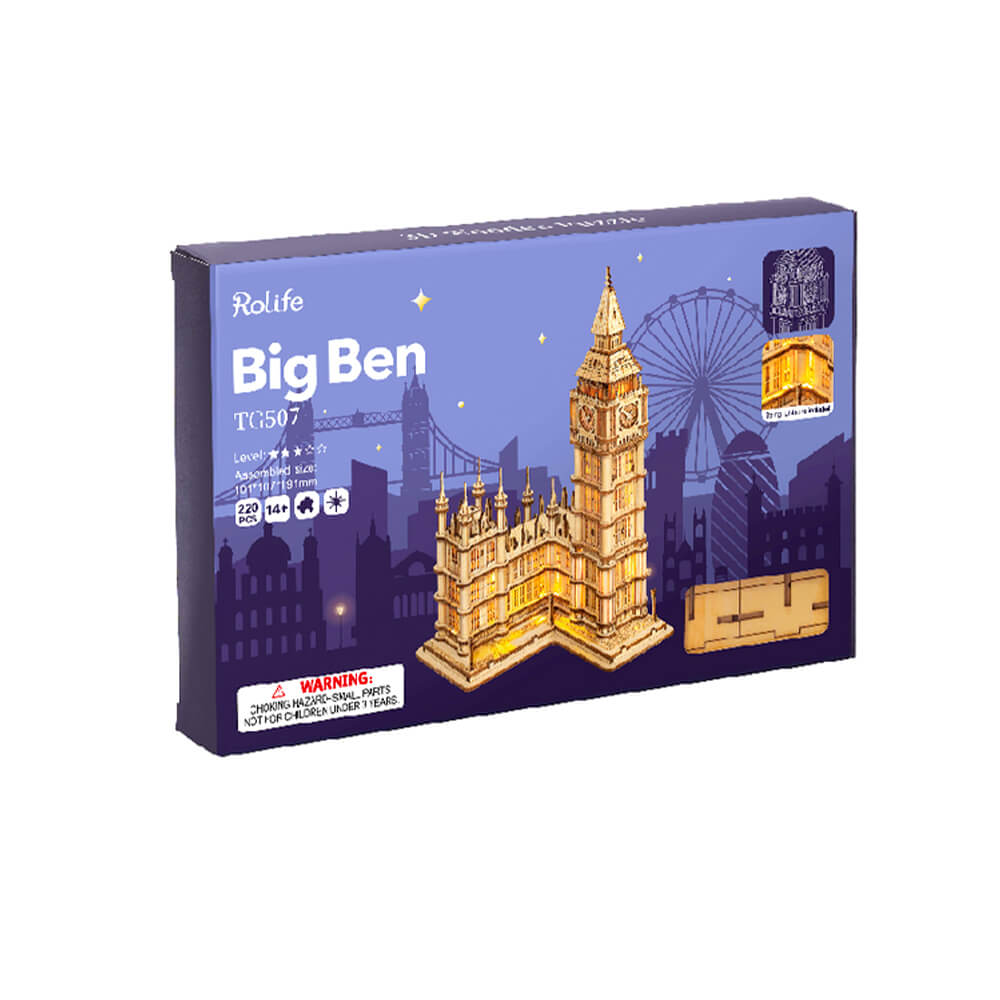 Maquette en Bois - Big Ben – Puzzl Wood