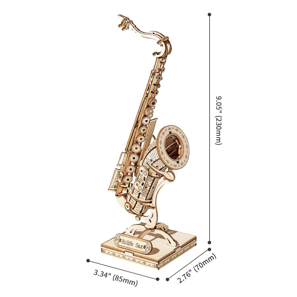 Maquette en Bois - Saxophone