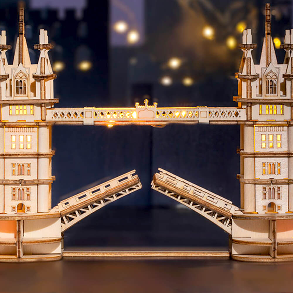 Maqueta Mr. Playwood para montar Puente de Londres con 226 piezas