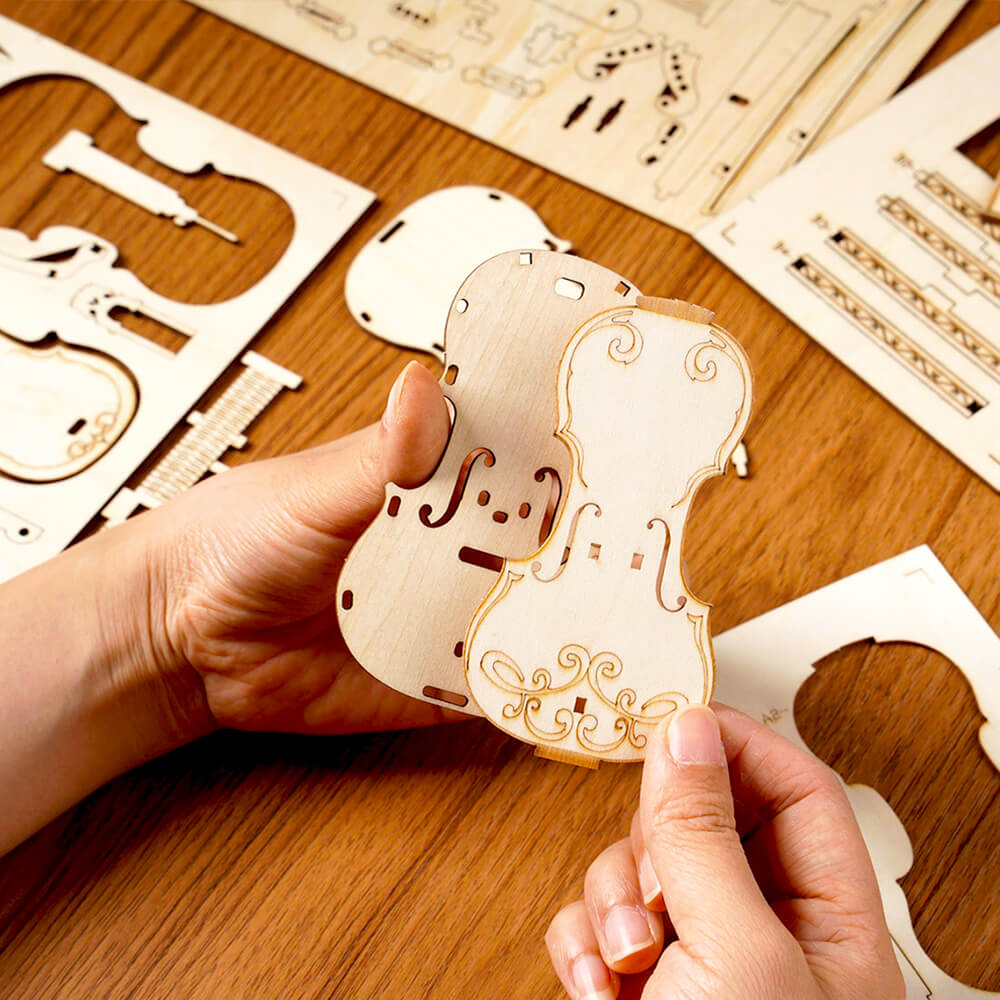 Maquette en Bois - Violoncelle