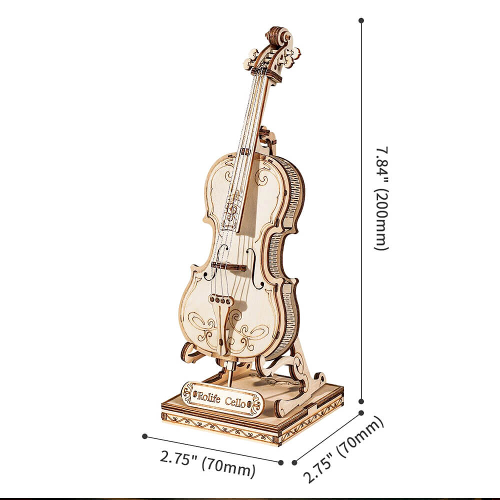 Maquette en Bois - Violoncelle