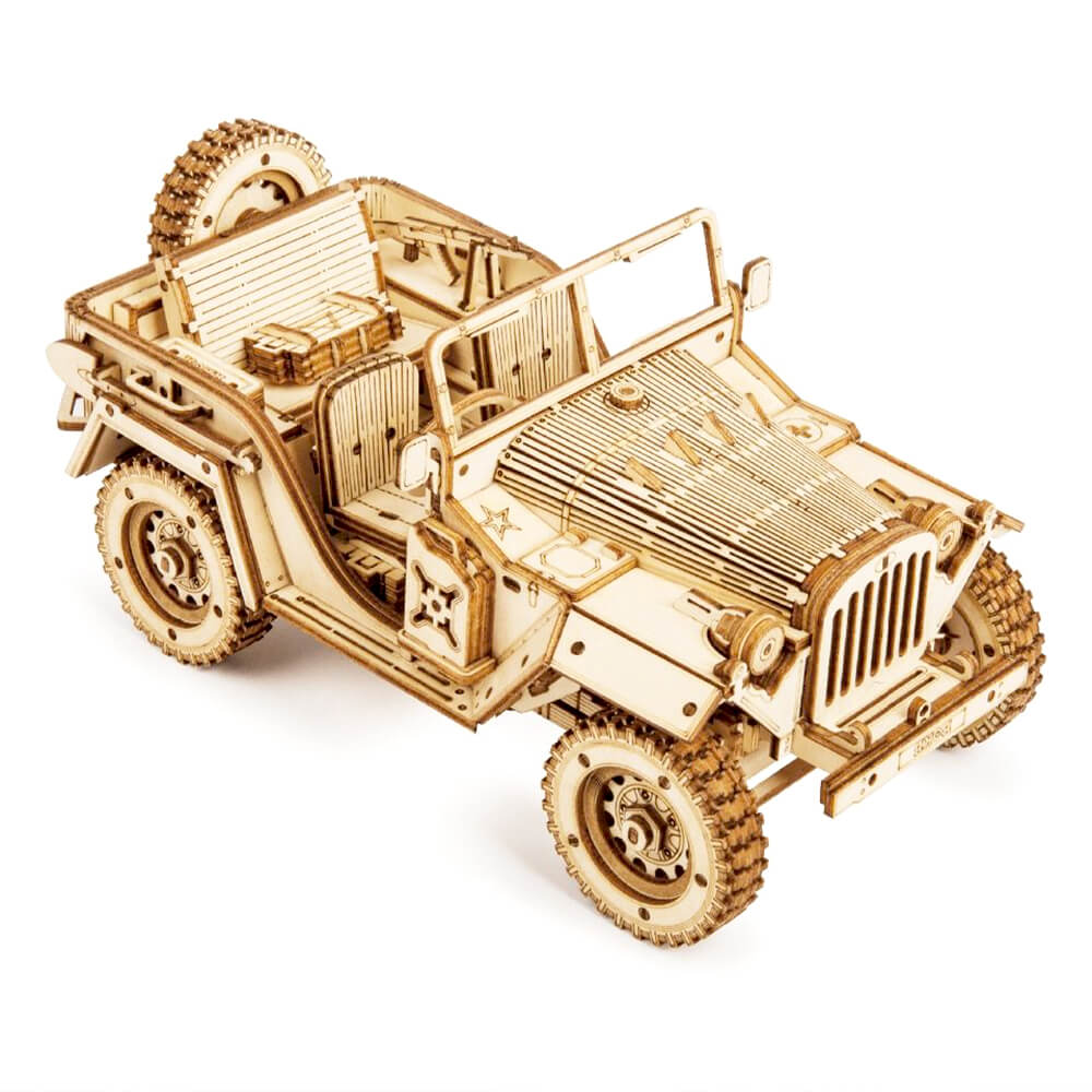 Maquette 3D Bois - Jeep