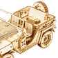 Maquette en Bois - Jeep
