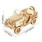 Maquette en Bois - Jeep