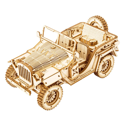 Maquette en Bois - Jeep