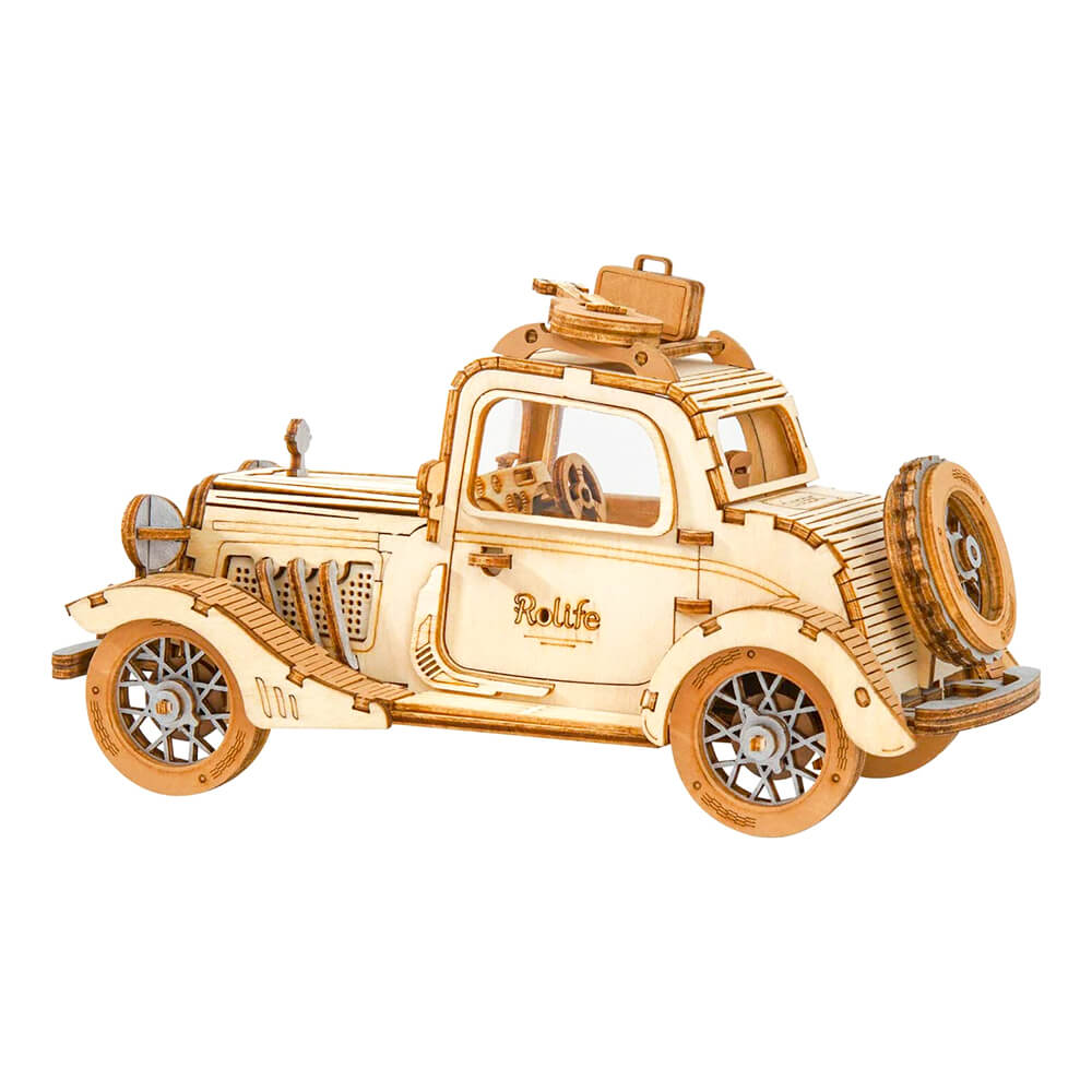 Maquette en Bois - Voiture Vintage