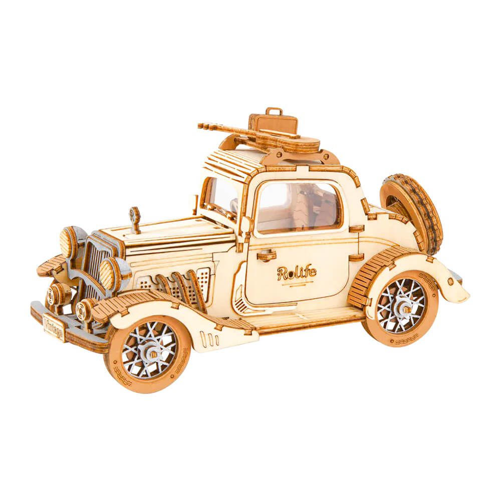 Maquette en Bois - Voiture Vintage