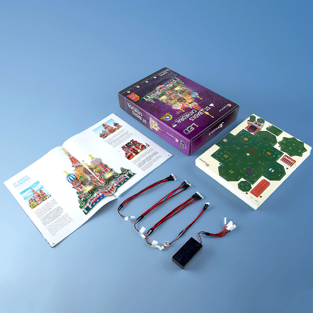 Puzzle 3D Led - Cathédrale Saint-Basile Moscou