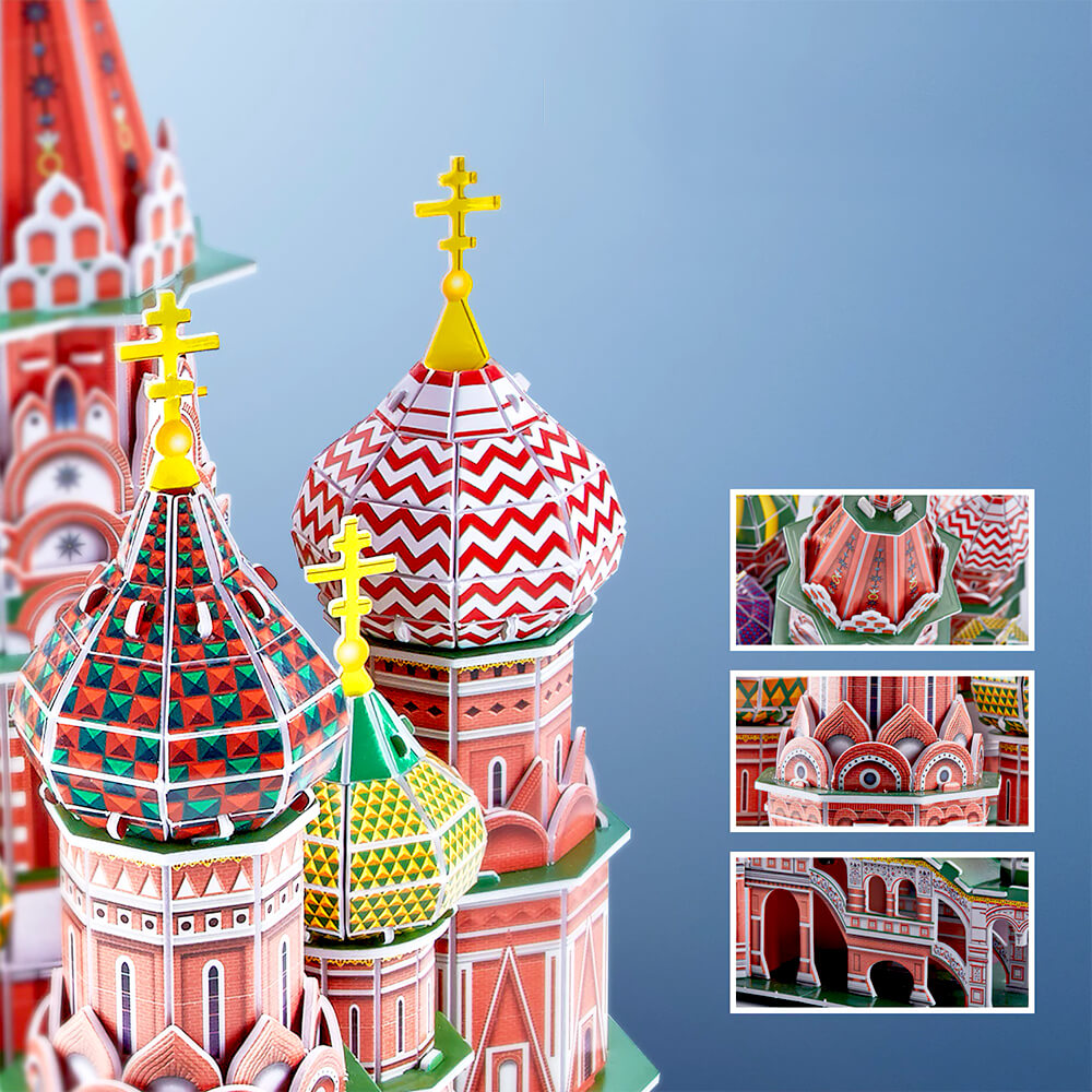 Puzzle 3D Lumineux - Cathédrale Saint-Basile Moscou