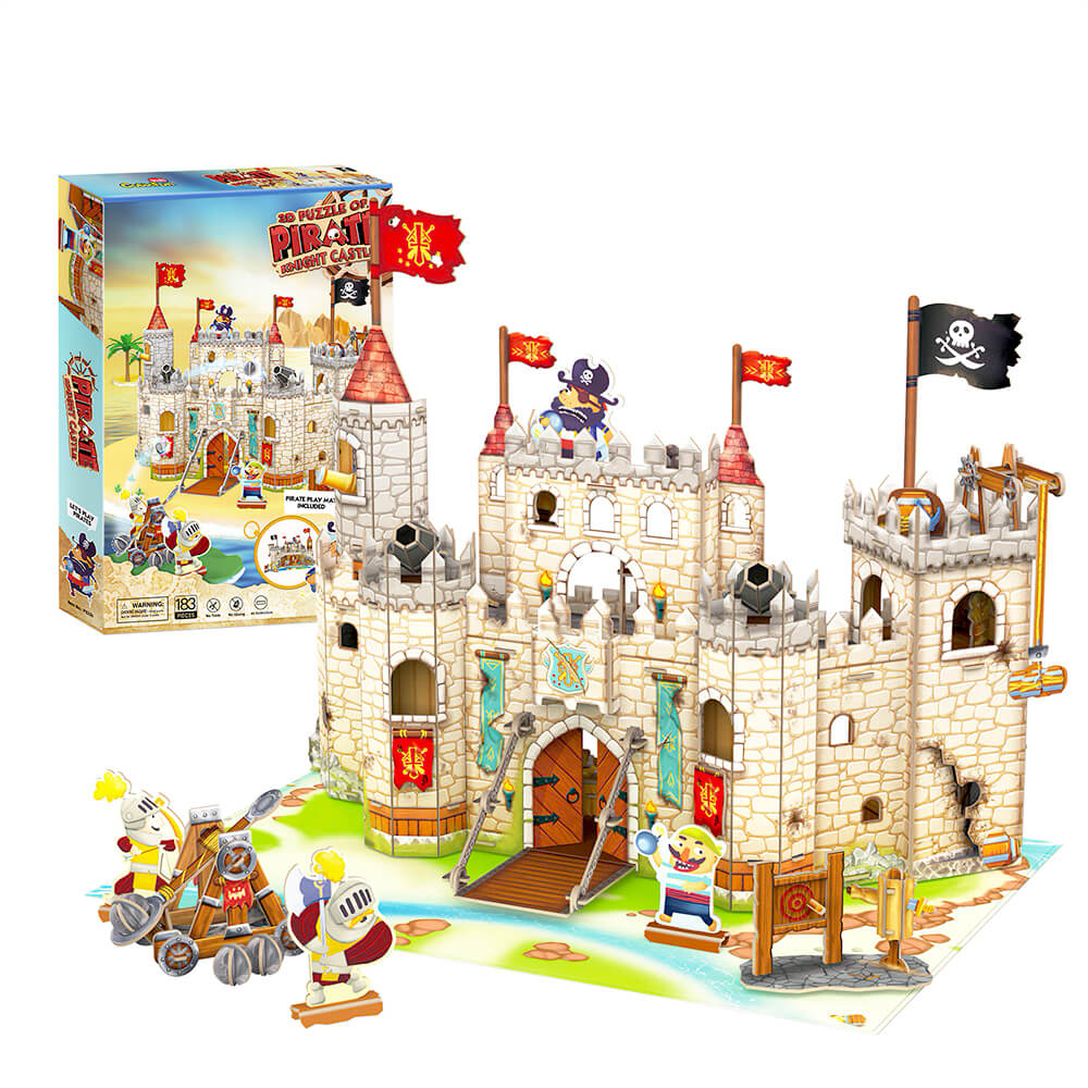 Puzzle 3D - Château Chevaliers & Pirates