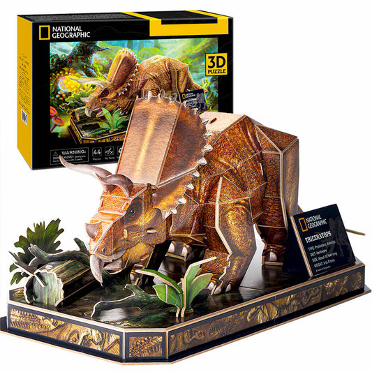 Puzzle 3D - Tricératops