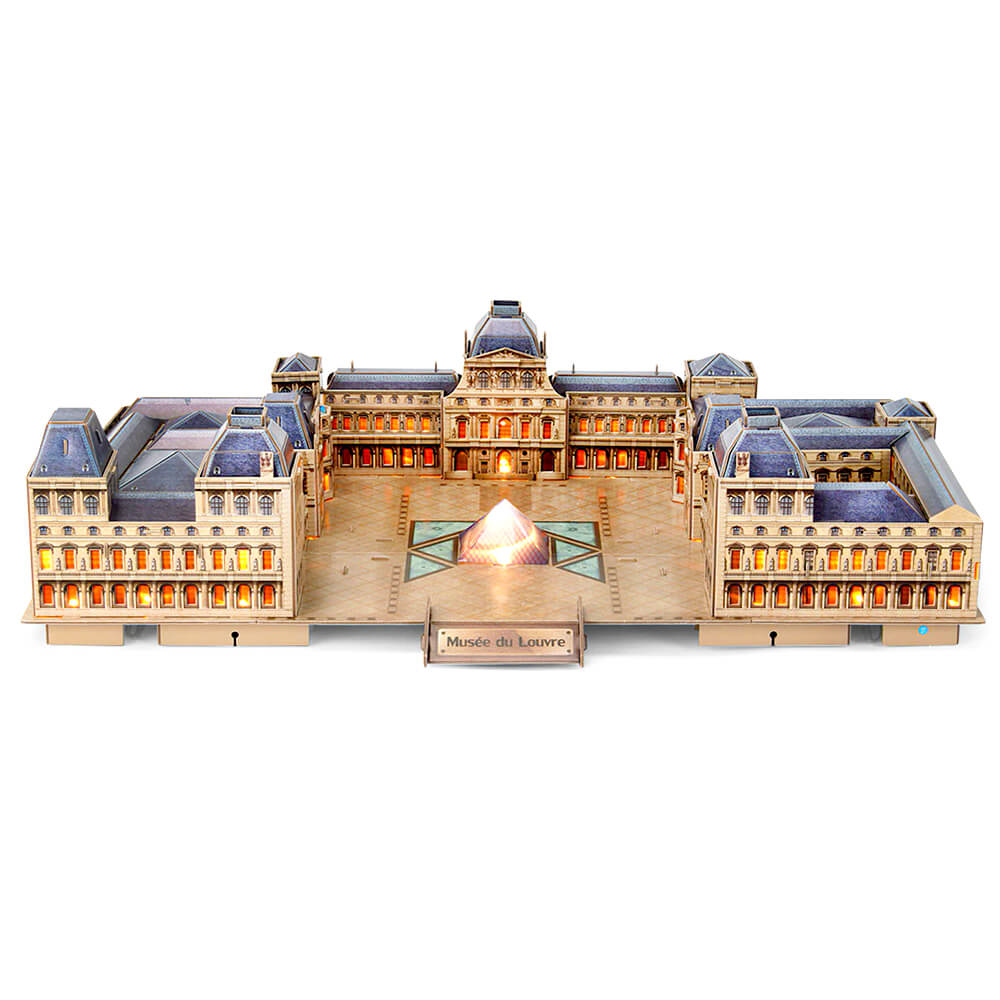 Puzzle 3D - Musée du Louvre avec LED