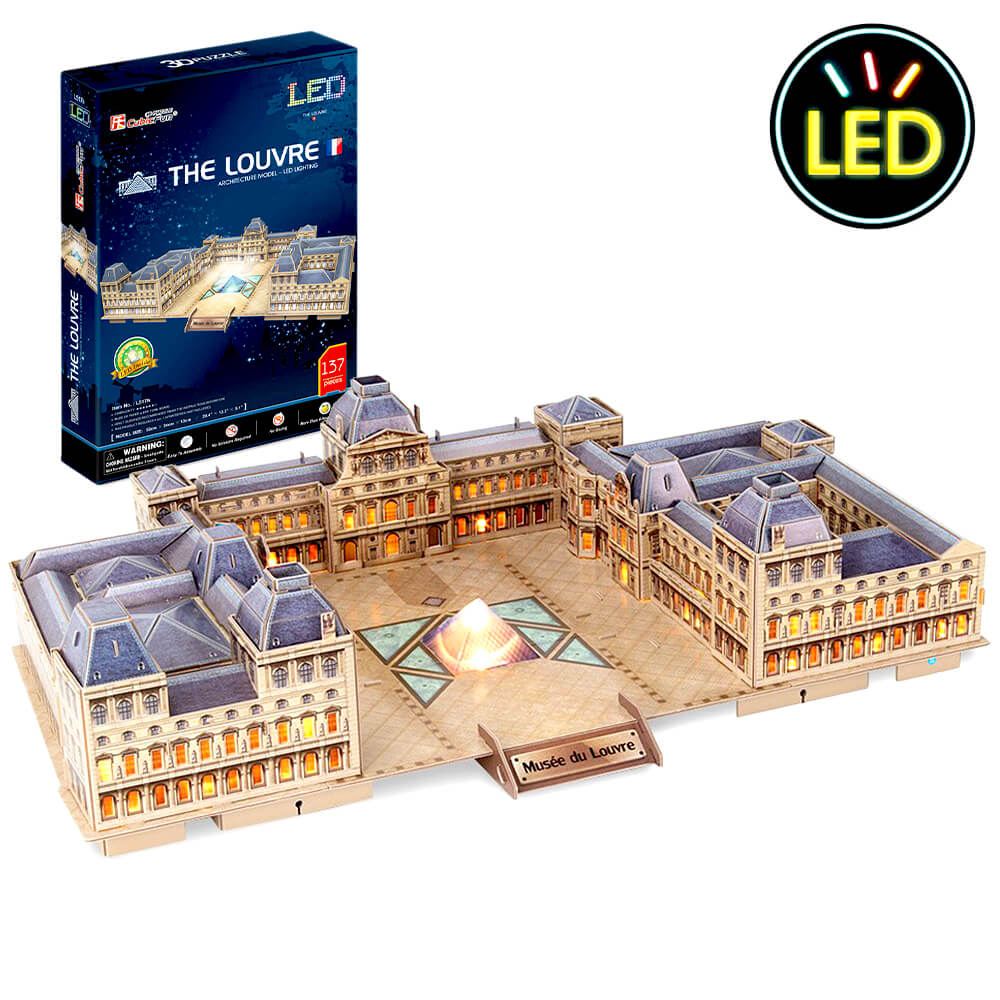 Puzzle 3D - Musée du Louvre