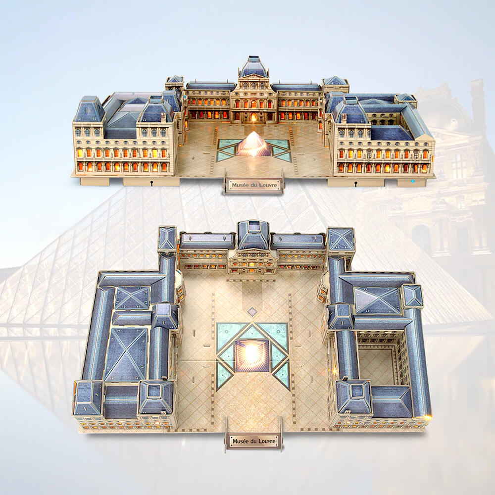 Puzzle 3D - Musée du Louvre