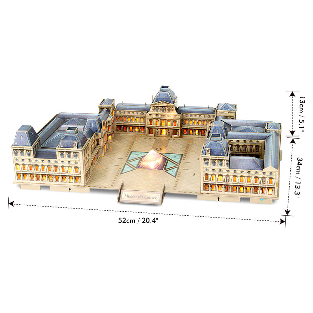 Puzzle 3D - Musée du Louvre
