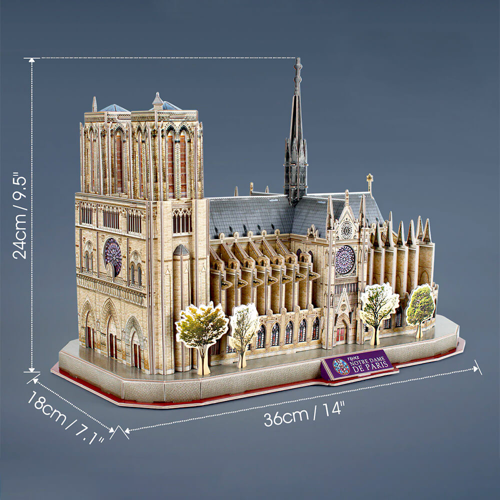 Puzzle 3D - Notre Dame de Paris