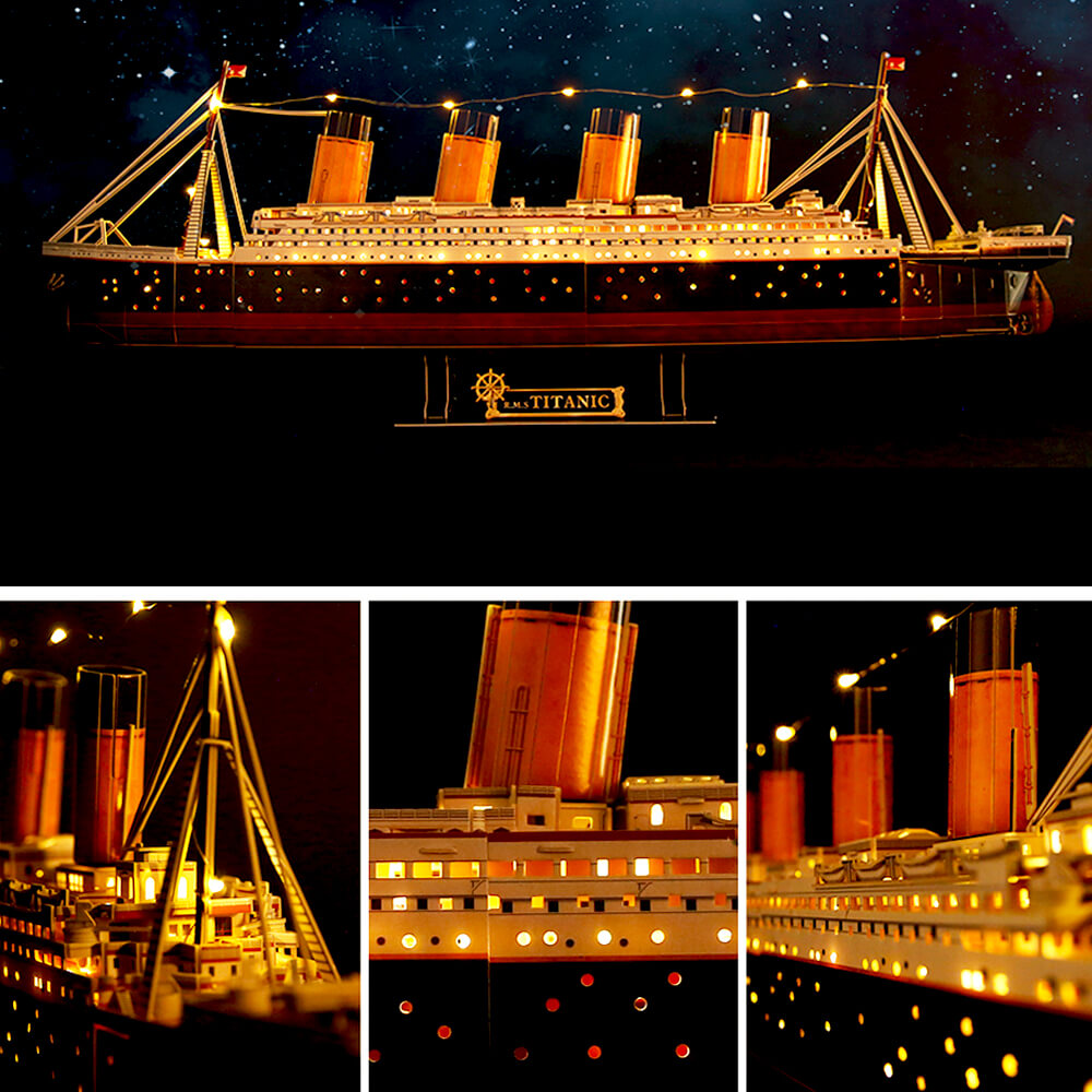 3D Puzzle - Titanic (LED)