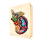 Puzzle En Bois - Caméléon