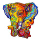 Puzzle En Bois - Éléphants