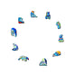 Puzzle En Bois - Famille Ours