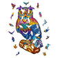 Puzzle En Bois - Hibou Majestueux
