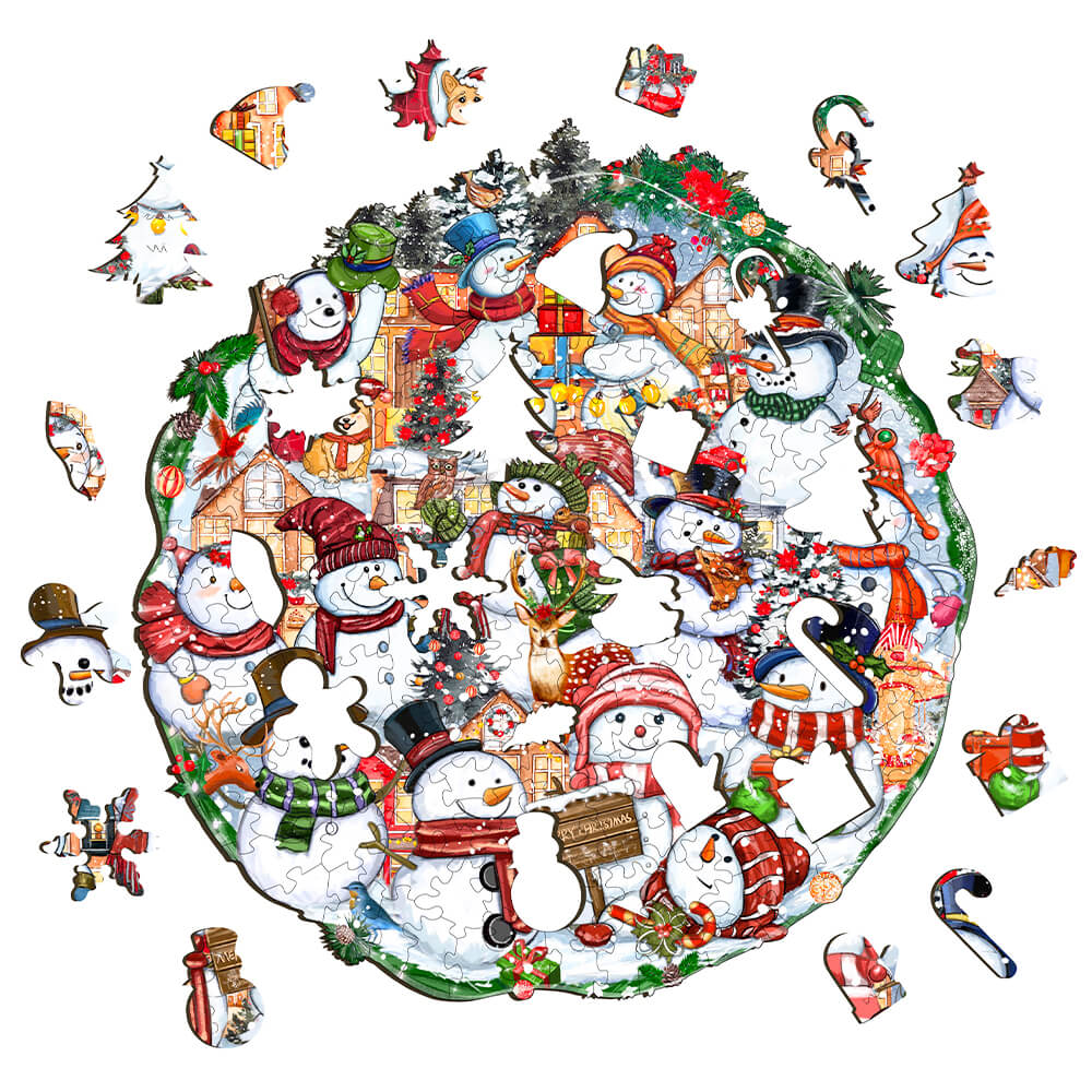 Puzzle En Bois - Joyeux Noël