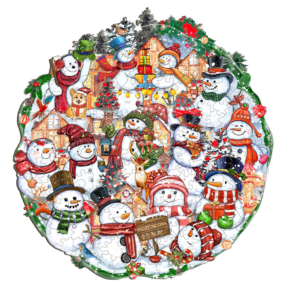 Puzzle En Bois - Joyeux Noël