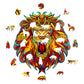 Puzzle En Bois - Lion Majestueux