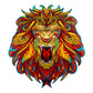 Puzzle En Bois - Lion Majestueux