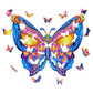 Puzzle En Bois - Papillon Étincelant
