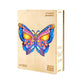 Puzzle En Bois - Papillon Étincelant