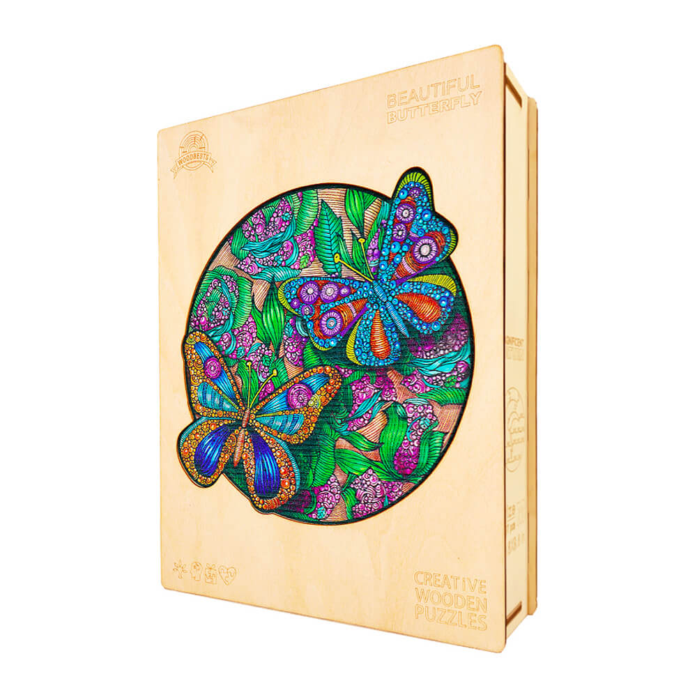 Puzzle En Bois - Papillons