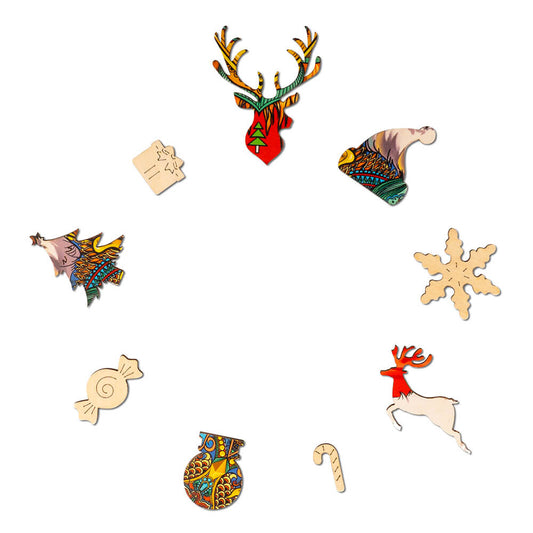 Puzzle En Bois - Joyeuses Fêtes de Noël – Puzzl Wood