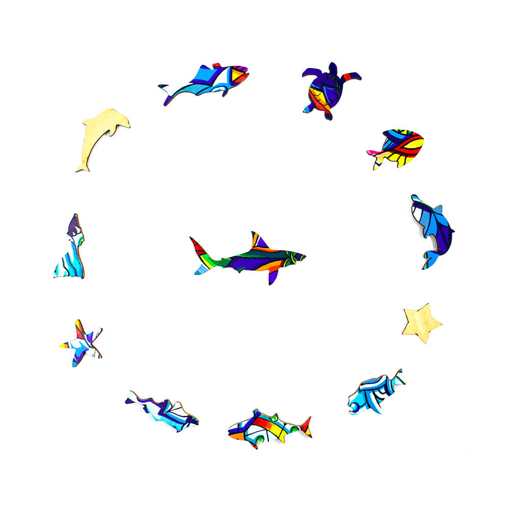 Puzzle En Bois - Requin