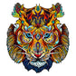 Puzzle En Bois - Tigre Invincible