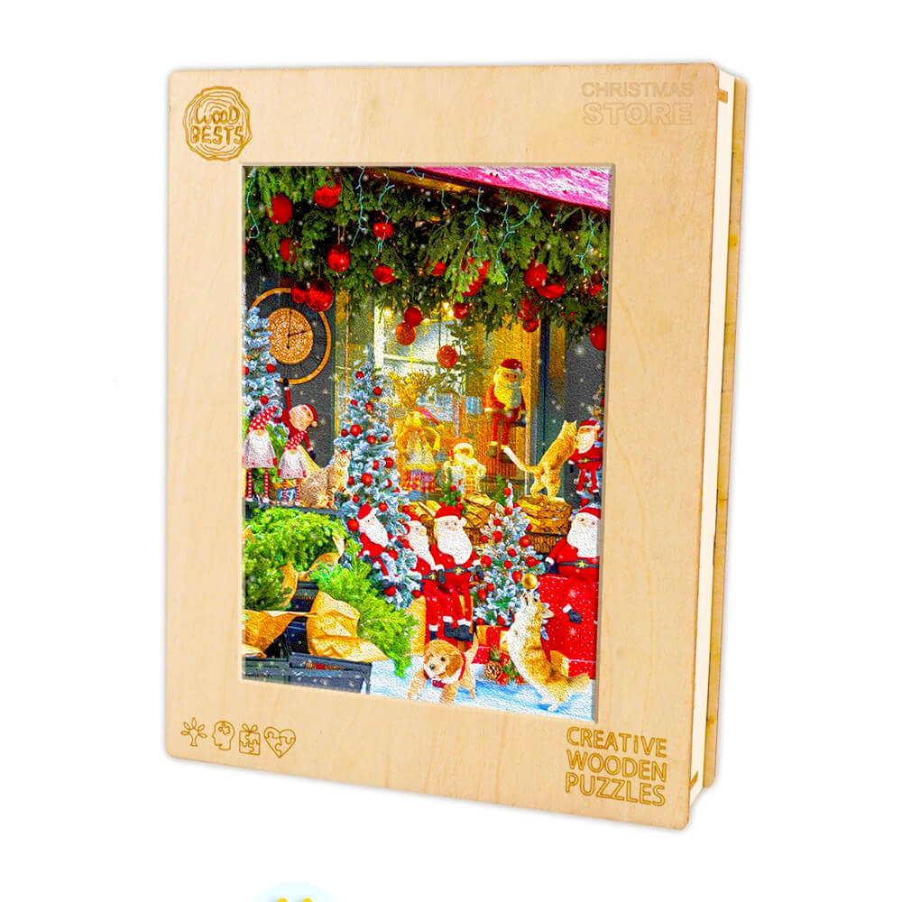 Puzzle En Bois - Boutique de Noël