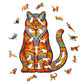 Puzzle En Bois - Chat Délicat