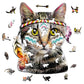 Puzzle En Bois - Chat Indien