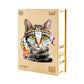 Puzzle En Bois - Chat Indien
